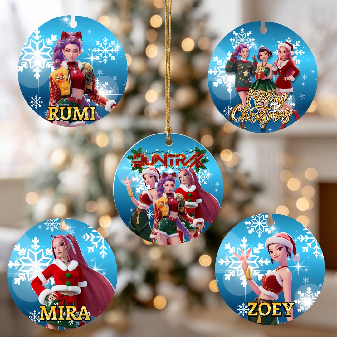 Handmade ornaments | Girl band | Custom ornaments | Sublimation Handmade ornaments | Girl band | Custom ornaments | Sublimation